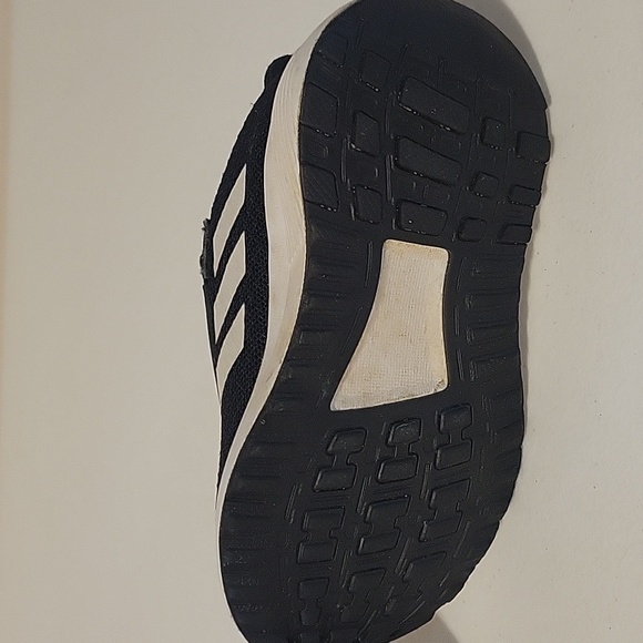 Adidas Baby Black & White Athletic Running Shoes/Sneakers - Picture 6 of 7